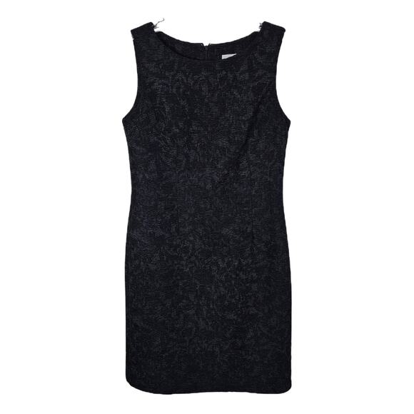 Coldwater Creek Dress Sz 10 Quiet Luxury Minimalist Parisian Chic Black Sheath - Picture 1 of 9